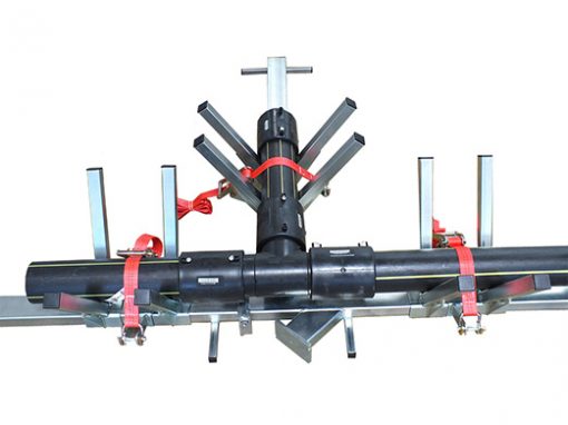 Positionneurs de maintien « PM – EX» pour tubes PE Øext. 90 à 450 mm en Barres Droites